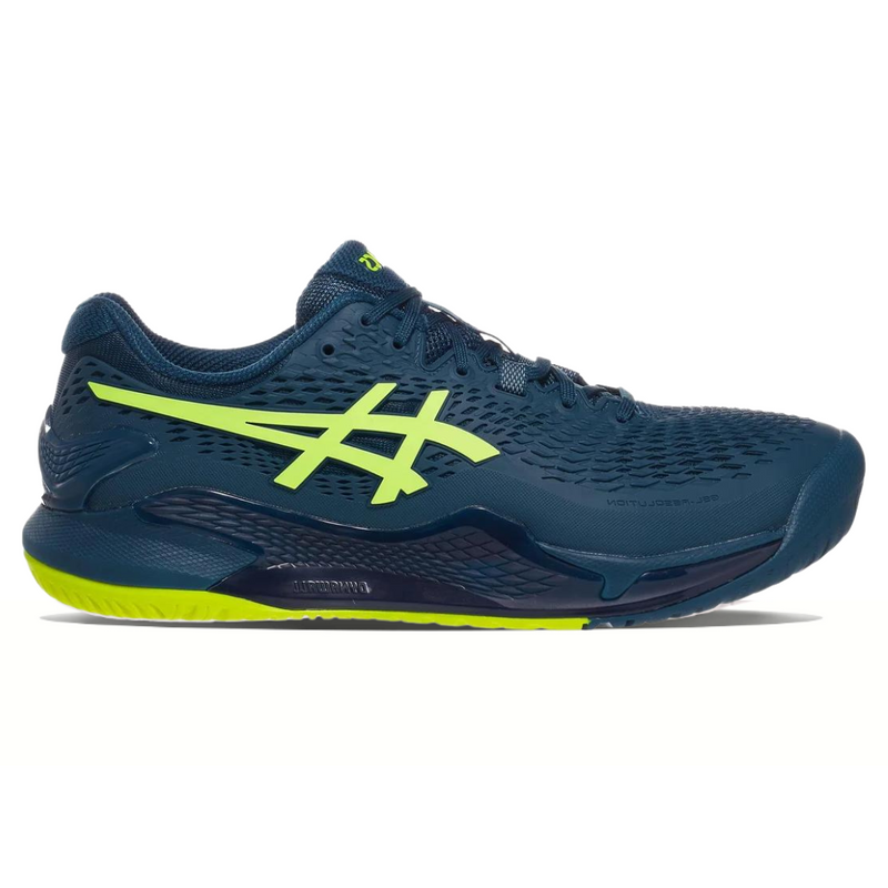 Asics Gel Resolution 9 Men s Wide Blue Yellow US 8