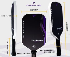 Paddletek Tempest TKO-C 14.3mm + FREE GIFT