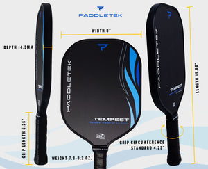 Paddletek Tempest Wave Pro-C 14.3mm + FREE GIFT